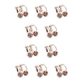 thumbnail image 1 of Qarigey 1 par de pendientes de aro con diamantes de imitación, joyería presente, cuentas de Color dorado Type1 NO1 Qarigey CBP227073, 1 of 5