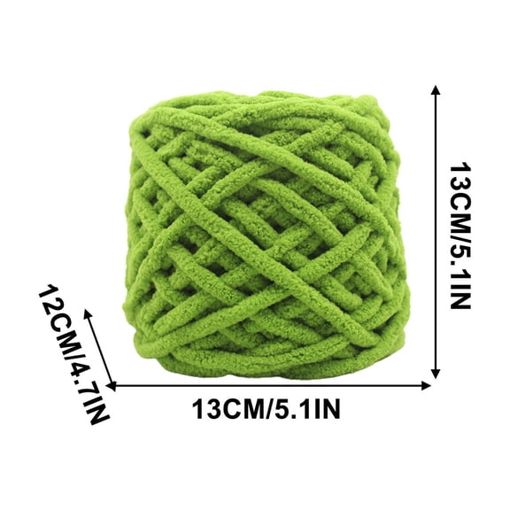 Tainini Chunky Yarn for Hand Knitting,Handcrafts Weaving Soft Chenille Crochet Knitting Sweater Scarf Bag Yarn