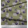 thumbnail image 3 of Soimoi Poly Georgette Fabric Bird,Coconut Tree & Elephant Kids Print Sewing Fabric Yard 42 Inch Wide, 3 of 3