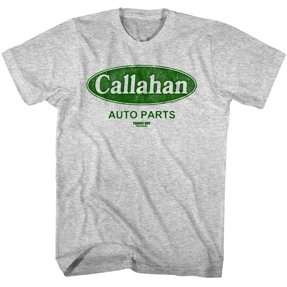 Tommy Boy - Callahan Logo - American Classics - Gray Heather Adult Short Sleeve T-Shirt