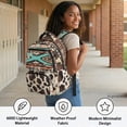 thumbnail image 4 of HELLHERO Cow-patterned Toddler Bookbag with Padded Shoulder Straps, Water Resistant Lightweight 17 Inch Travel Daypack for School Elementary School, 4 of 8
