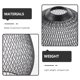 thumbnail image 3 of TABLETREANDS Pantalla Decorativa Para Colgante Con Hueco En Metal Para Salón Y Oficina, 3 of 5