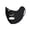 Black, variant on UV Protection Face Mask 3 pack Breathable Washable Sun Cover for Outdoor Sports Running Cycling,Colour as Pictured