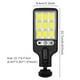 thumbnail image 2 of Cateissary Luces de calle solares Lámpara de pared exterior Iluminación nocturna de seguridad Ángulo de luz súper brillante Accesorios de jardín Jardín y Patio Cateissary HA065957-00, 2 of 6