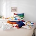 thumbnail image 5 of Manfei Multicolor Building Block Bed in a Bag Twin Size,Boys Games Bed Set,Colorful Ombre Bedding Twin Size For Boy,Breathable Room Decoration Reversible,7 Pieces, 5 of 7