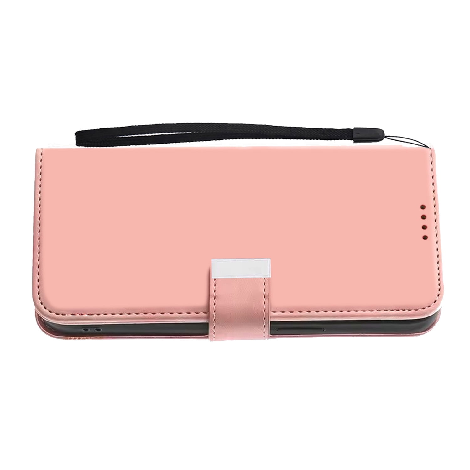 Leather Flip Cover with Card Slots for iPhone 17 Pro Max - Rose Gold