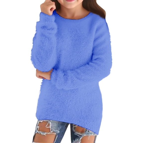 JSCDRPDWL Top Christmas Gifts 2025 for Kids Girls Trendy Tops Girls White Blouse Size 10-12 Girls Christmas Shirt Size 14-16 Girls Clothes Size 10 12, Dark Blue 11-12 Years