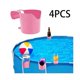 thumbnail image 4 of 4 portavasos para piscina, canasta de almacenamiento para piscina, para la mayoría de piscinas con estructura, gancho para contenedor Portavasos para piscina sobre el suelo, 4 of 5