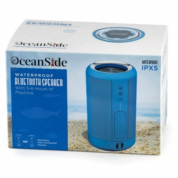 Oceanside Portable Waterproof Speaker With Wireless Connectivity