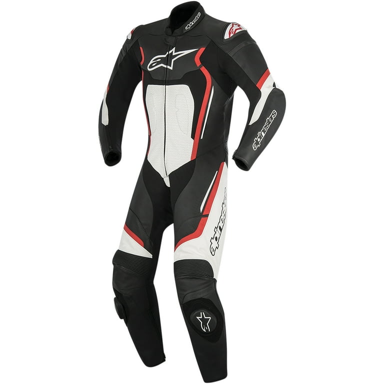 Alpinestars Motegi V2 1 Piece Leather Suit Black/White/Red