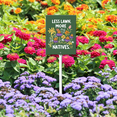 thumbnail image 3 of Eveokoki Less Lawn More Natives - Native Plant Garden Sign - Native Pollinator Sign - Save The Bees Sign - 8" x 12" Weatherproof Aluminum Sign for Outdoor Use, 3 of 6