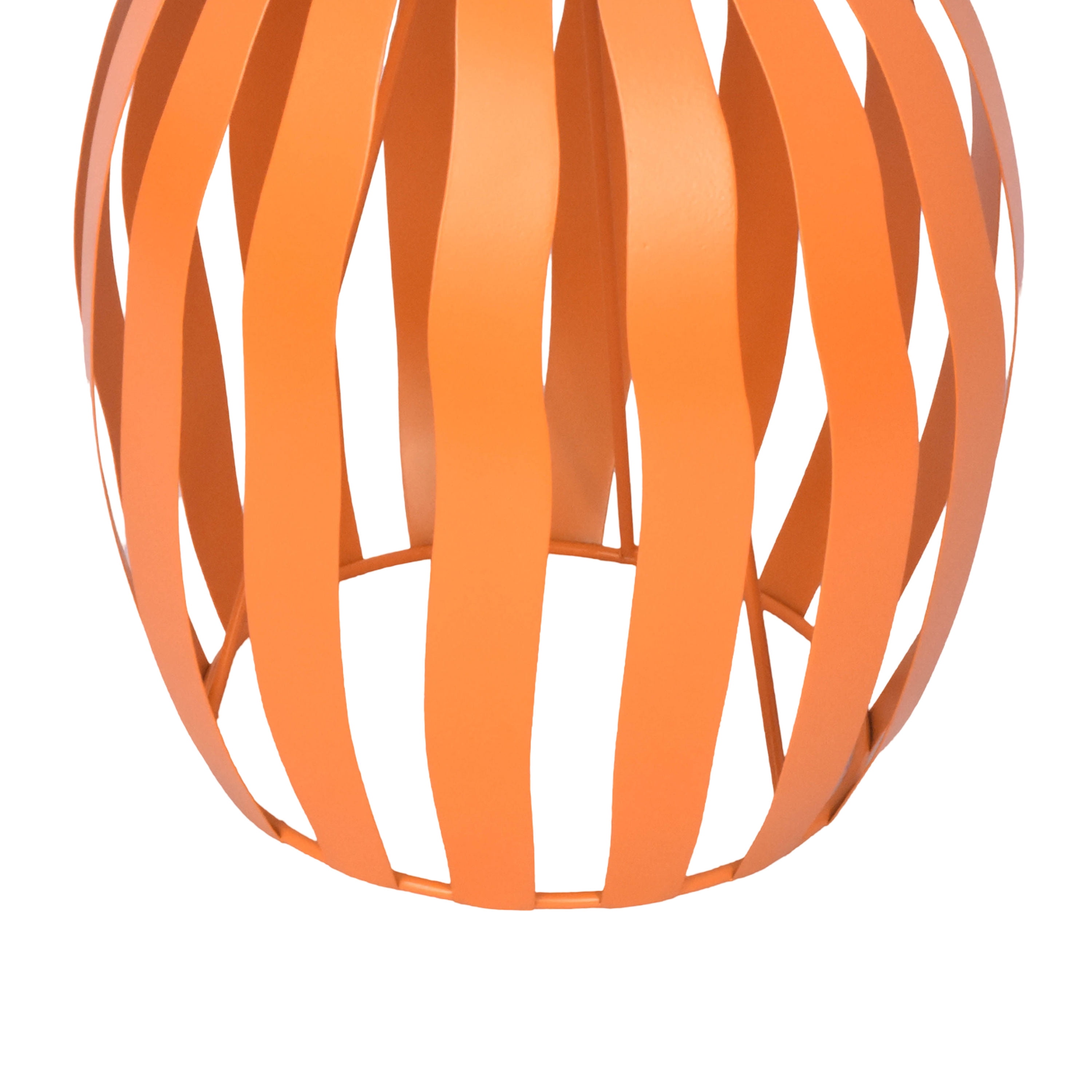 Harvest Orange Metal Pumpkin Decoration, 14.5", by Way To Celebrate