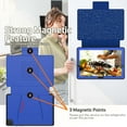 thumbnail image 5 of TECH CIRCLE Magnetic Stand Case for Samsung Galaxy Tab A8 10.5 Inch 2022 Release - Multiple Angles Shockproof Rugged Soft TPU Cover with Pencil Holder Card Slots Auto Sleep/Wake Smart Case,Blue, 5 of 7