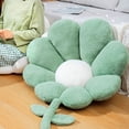 thumbnail image 4 of Injueey Cojín de asiento Cojín de sofá Cojines de silla Accesorios para el hogar Suavidad de estudiante En forma de flor borrosa Mirada linda Decoración del hogar Verde Injueey  HA084465-04, 4 of 6