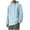 Sky Blue (New Upgrade), variant on Cotton Linen Hoodies for Men Long Sleeve Drawstring Hooded Shirts Solid Casual Lightweight Daily Tops Army Green M