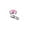 Pink, variant on 14G Opal Dermal Anchor Top with Base G23 Titanium Internally Threaded Microdermals Body Piercings Studs Surface Skin Piercing Body Jewelry for Women Men
