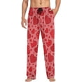 thumbnail image 3 of GZHJMY Valentine's Day Pajama Pants for Men, Lounge Pants Lightweight Men Pajama Bottoms with Drawstring Pockets, Christmas New Year Birthday Gifts, X-Large, 3 of 6