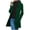 Green, variant on Homenesgenics Jackets for Women Under $10.00 Women's Solid Casual Thicken Wool Stand Collar Single inner Lining Pocket Breasted Pea Mao Coat Black XXXL