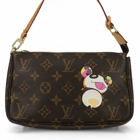 Pre-Owned Louis Vuitton Pouch Monogram Panda Pochette Accessoire M51981 Women's LV Bag in Takashi Murakami LOUIS VUITTON (Good)
