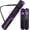 Black & Purple, variant on Jaffzora Pool Cue Case, Billiard Cue Carrying Bag Holds 2 Butts and 2 Shafts with Detachable Shoulder Strap