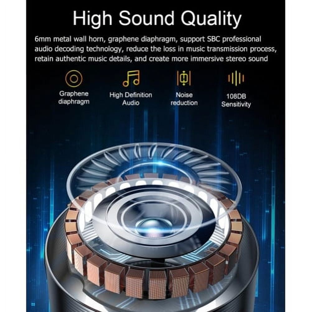 Earbuds TWS Earphones for Google Pixel 5a 5G Phone - Wireless Headphones True Wireless Stereo Headset Hands-free Mic Charging Case W1A