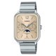 thumbnail image 1 of Casio Standard Analog Moon Phase Stainless Steel Champagne Dial Quartz MTP-M305D-9AV Men's Watch, 1 of 3