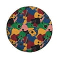 thumbnail image 3 of Spare Tire Cover, Colored Guitars Wheel Cover Tire Covers for Trailers Car Truck Camper Universal Tire Covering Fits Diameter 16 inch, 3 of 7
