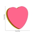 thumbnail image 3 of Sticky Notes, 100 Cute Pink Adhesive Sheets for Reminders and Messages, Durable Matte Finish for Easy Writing, Ideal for Planning and Organization, 3 of 6