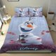 thumbnail image 1 of Olaf Conjunto de sábanas temático, trío de piezas, cómodo y amigable con la piel, diseño único, regalo de decoración para el hogar para familiares, amigos y fans,140cm *210cm, 1 of 6