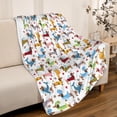 thumbnail image 2 of Cute Dachshund Animals Blanket Gifts Super Soft Lightweight Flannel Blankets Throw for Kids, Adult, Suitable for Couch, Sofa, Bed, Camping, Travel All Seasons 40"x50" for Kid, 2 of 6