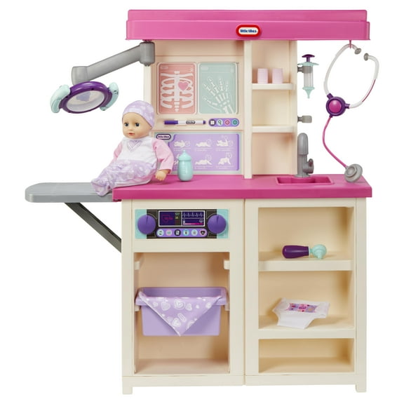 Little Tikes My First Baby Care Center Pretend Play Set for Doctor Nurse Parent Role Play, 15 Accessories, Kids, Boys, Girls Ages 3  Years