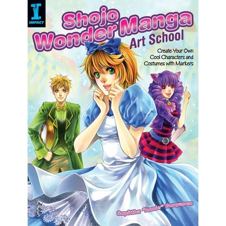 Shojo Wonder Manga Art School: Create Your Own Cool Characters and Costumes with Markers (Paperback)
