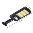 thumbnail image 2 of Xihbxyly Farolas Solares con Sensor de Movimiento y 3 Modos de Iluminación, Control Remoto Inalámbrico, Alta Luminosidad para Seguridad, para Jardín, Patio, Exterior, Panel Solar Impermeable, Fácil I, 2 of 7