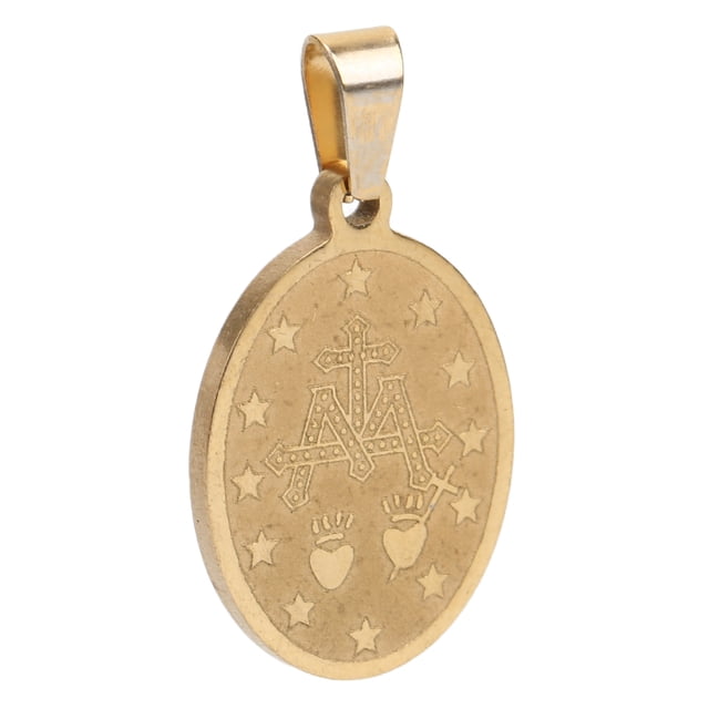 Medalla Católica de OroMedalla Católica Tallada Collar de Jesús Dorado Medalla Católica Grado Profesional Jadeshay A