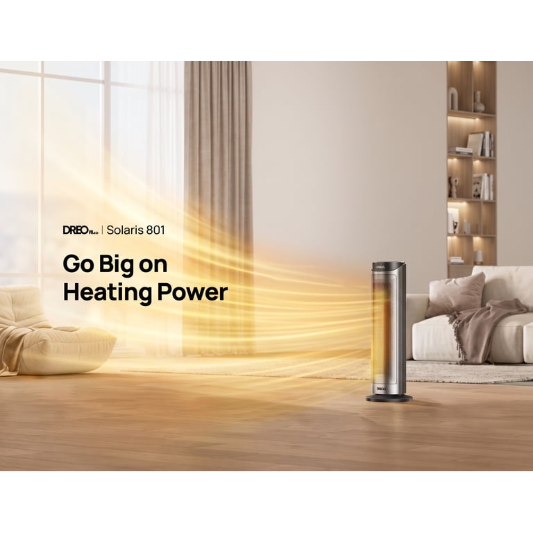DREO 23-Inch Space Heater, Ceramic, 1500W with Remote photo 8