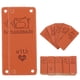 thumbnail image 3 of Etiqueta de cuero de tela de 100 piezas etiqueta de ropa decorativa de ropa decorativa etiquetas de cuello de ropa de bricolaje, 3 of 5