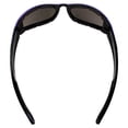 thumbnail image 4 of Global Vision Hawkeye Padded Motorcycle Sunglasses for Women Scratch-Resistant Black-Purple Frame w/Flash Mirror Lens, 4 of 6