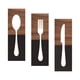 thumbnail image 3 of Juego de 3 piezas de cuchillo, tenedor y cuchara para decoración de pared. Letrero colgante de madera decorativo, estilo rústico, ideal para cocina y, 3 of 8