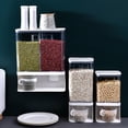 thumbnail image 3 of kurtrusly 1/2/3/5 Countertop Rice Bucket Grain Dispenser Food Storage Container 1500ML 1 Pc, 3 of 5