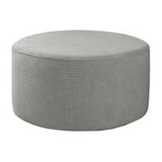 Stretch Ottoman Cover Storage Stool Furniture slipcover Large Size - Green
