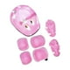 thumbnail image 1 of 7x/Set casco de bicicleta para niños, casco para patinaje sobre ruedas, cómodo casco para patineta para adolescentes, para deportes, patinaje, Rosa, 1 of 9