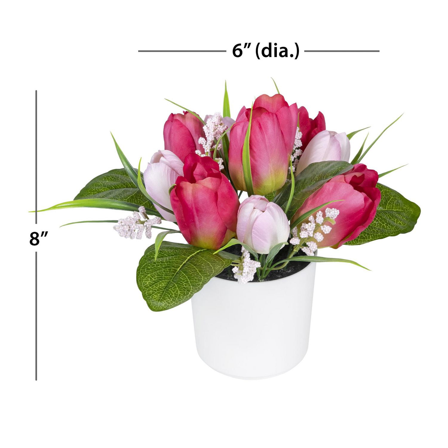 Pot de Tulipe Artificielle