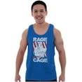 thumbnail image 3 of Street Fighter Vega Rage Cage USA Tank Top Sleeveless Tee Men Brisco Brands X, 3 of 6