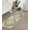 Beige, variant on Vintage Bathroom Runner Rug Gray Non-Slip Soft Long Bathroom Rugs Machine Washable Oriental Bath Mat Traditional Farmhouse Floral Floor Mats for Sink Shower Bathtub, 18x47 inch