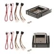 thumbnail image 1 of 2pcs Caja de 8pcs Cable Indicador LED Etracción con ecánico shamjiam Dual Bay HDD Tray Rack, 1 of 9