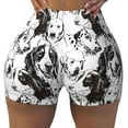 thumbnail image 2 of Lsque Labrador Retriever Dog Pattern High Waisted Biker Shorts for Women-Tummy Control Fitness Athletic Workout Running Yoga Gym Shorts,Moisture-Wicking-Medium, 2 of 9