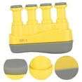 thumbnail image 3 of Entraînement des Doigts, Abdominaux + Accessoires d'Instruments de Musique en Silicone Poignée de Main Exerciseur de Doigt Conception Portable pour Violon pour Saxophone Noir, Jaune, Vert,, 3 of 8