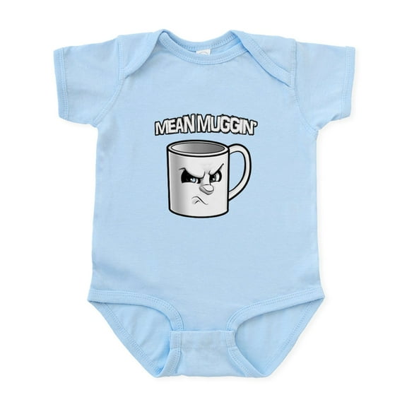 CafePress - Mean Muggin' Infant Bodysuit - Baby Light Bodysuit, Size Newborn - 24 Months