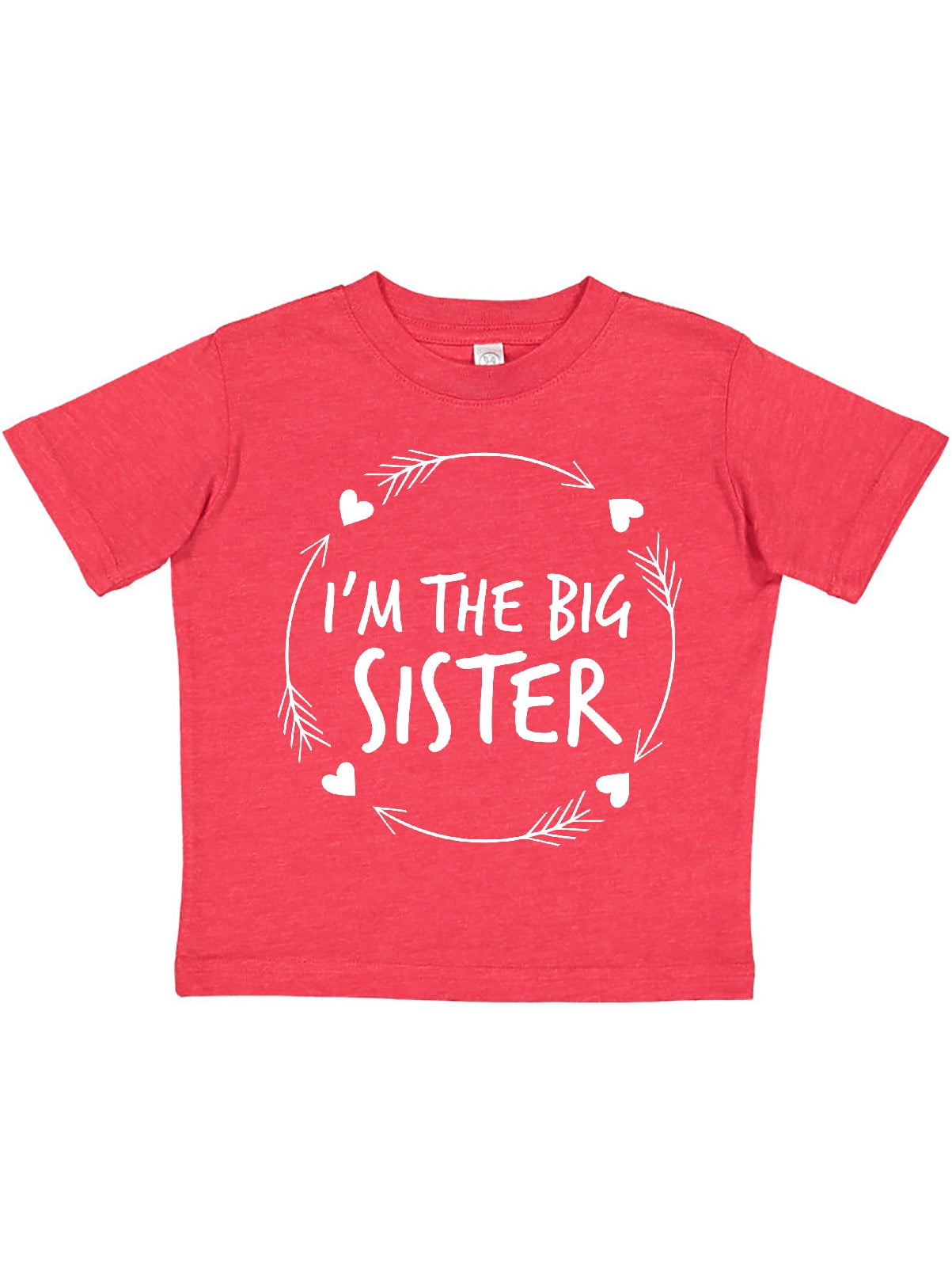 inktastic Big Sister Hearts Toddler T-Shirt