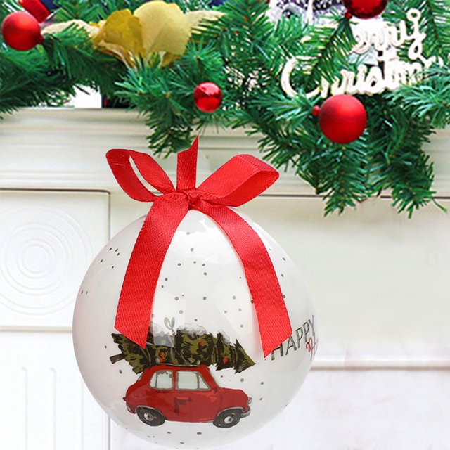 RKSTN Fall Decorations for Home Holiday Ball Ornament Tree Ornament, 2.8 Inch Multi-style Holiday Light Bulb Ornament Holiday Tree Ornament Tree Dress Family Party Holiday Ornament Fall Decorations